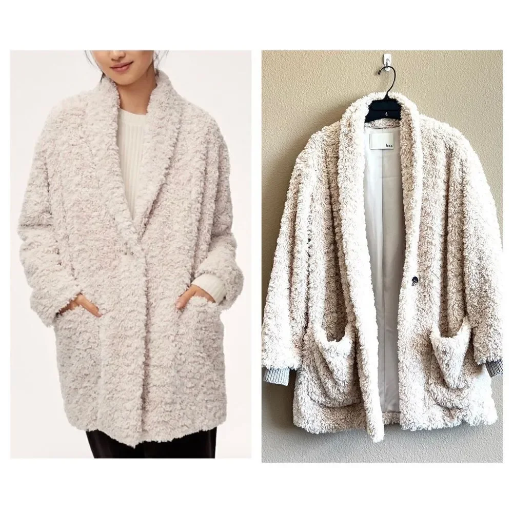 Aritzia Wilfred Free Grete Sherpa Coat